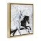 Stupell Industries Wild Horses Racing Abstraction Framed Floater Canvas Wall Art